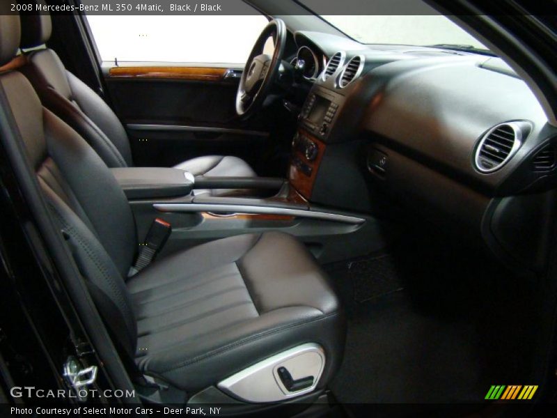 Black / Black 2008 Mercedes-Benz ML 350 4Matic