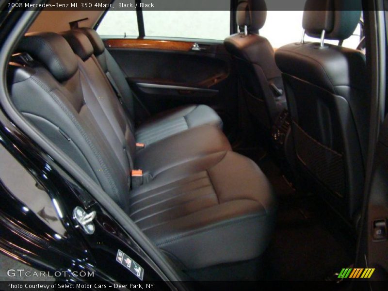 Black / Black 2008 Mercedes-Benz ML 350 4Matic