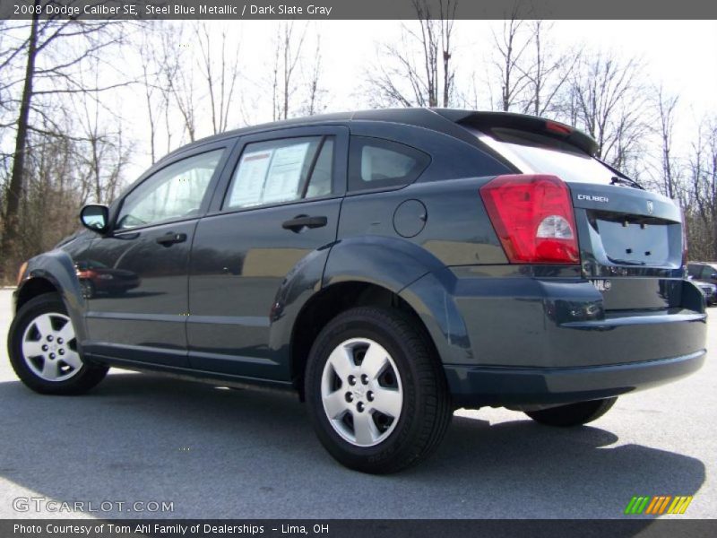 Steel Blue Metallic / Dark Slate Gray 2008 Dodge Caliber SE