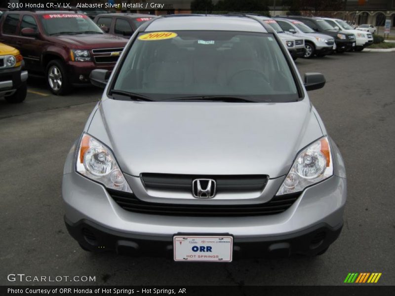 Alabaster Silver Metallic / Gray 2010 Honda CR-V LX