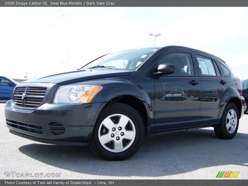 Steel Blue Metallic / Dark Slate Gray 2008 Dodge Caliber SE