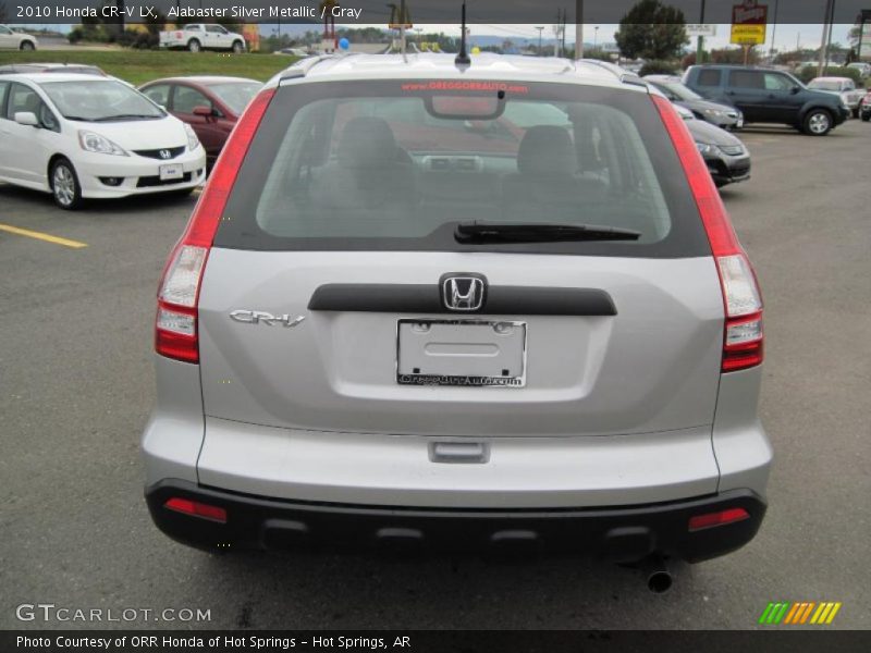 Alabaster Silver Metallic / Gray 2010 Honda CR-V LX