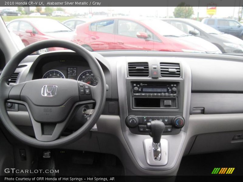 Alabaster Silver Metallic / Gray 2010 Honda CR-V LX