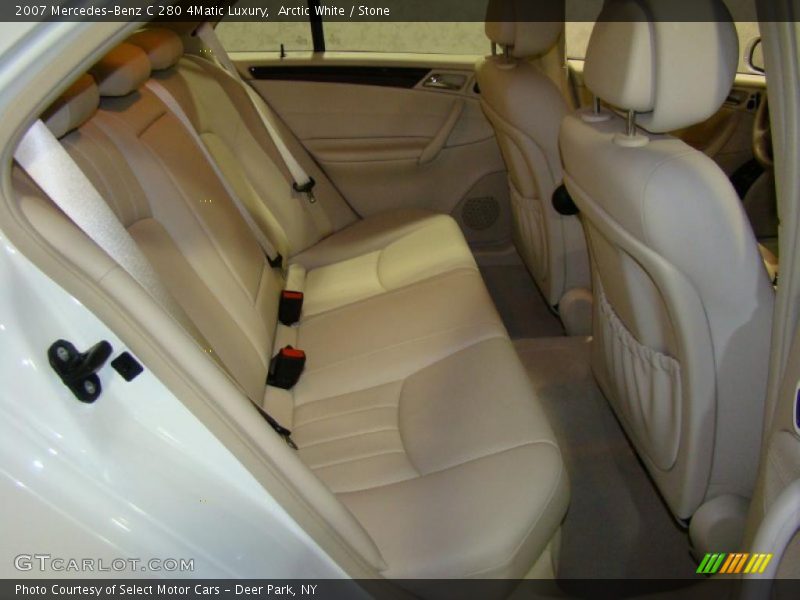 Arctic White / Stone 2007 Mercedes-Benz C 280 4Matic Luxury