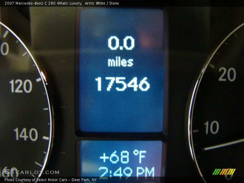 Arctic White / Stone 2007 Mercedes-Benz C 280 4Matic Luxury
