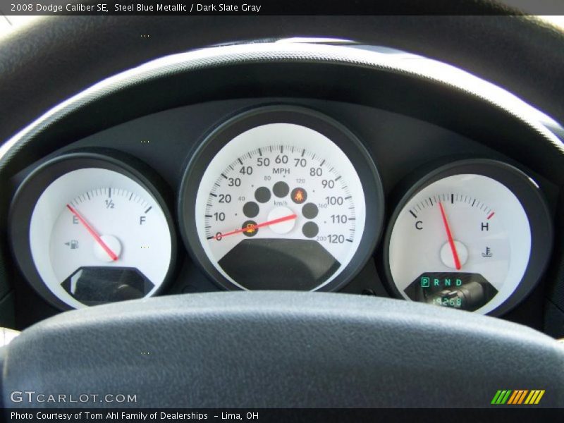 Steel Blue Metallic / Dark Slate Gray 2008 Dodge Caliber SE