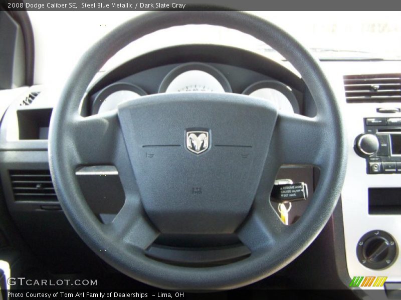 Steel Blue Metallic / Dark Slate Gray 2008 Dodge Caliber SE