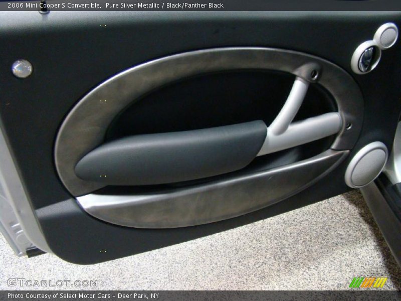 Pure Silver Metallic / Black/Panther Black 2006 Mini Cooper S Convertible
