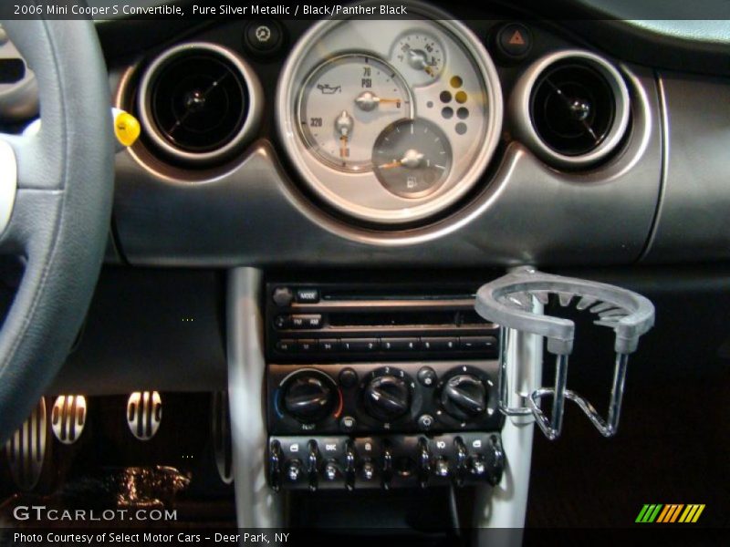 Pure Silver Metallic / Black/Panther Black 2006 Mini Cooper S Convertible