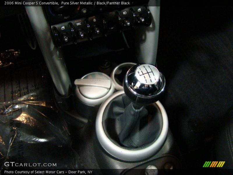 Pure Silver Metallic / Black/Panther Black 2006 Mini Cooper S Convertible