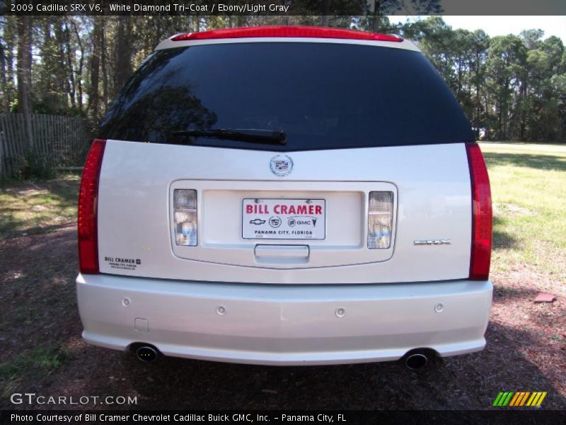 White Diamond Tri-Coat / Ebony/Light Gray 2009 Cadillac SRX V6