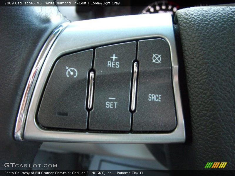 White Diamond Tri-Coat / Ebony/Light Gray 2009 Cadillac SRX V6
