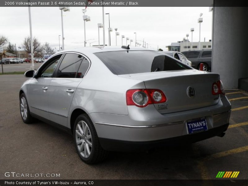 Reflex Silver Metallic / Black 2006 Volkswagen Passat 3.6 4Motion Sedan