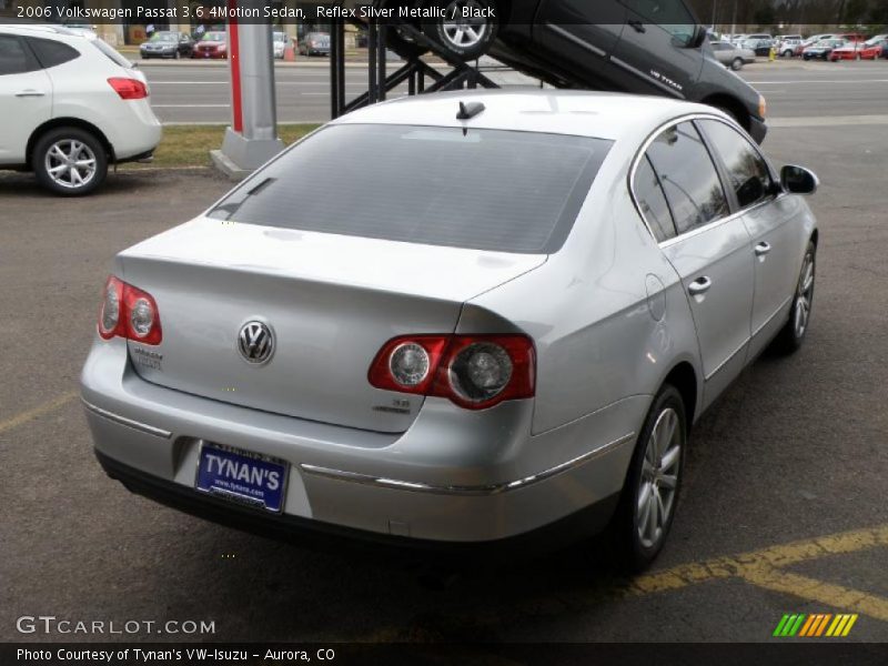 Reflex Silver Metallic / Black 2006 Volkswagen Passat 3.6 4Motion Sedan