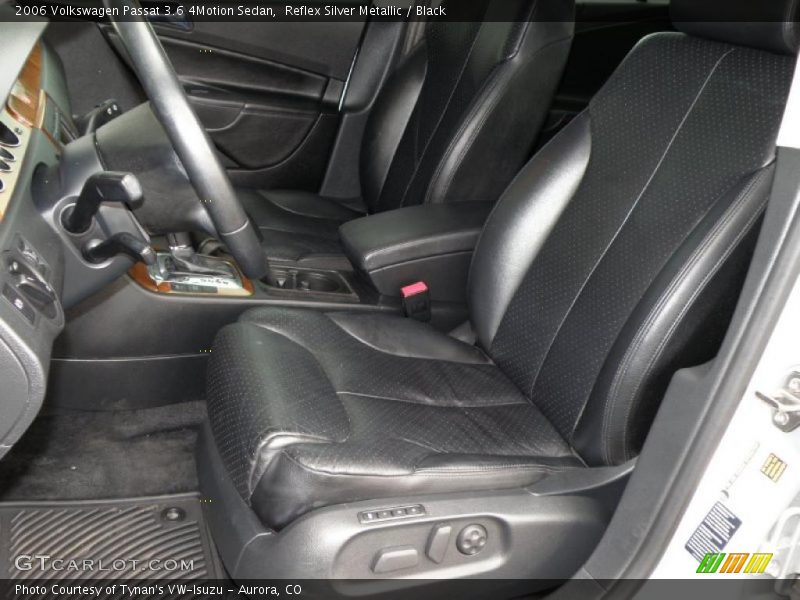 Reflex Silver Metallic / Black 2006 Volkswagen Passat 3.6 4Motion Sedan