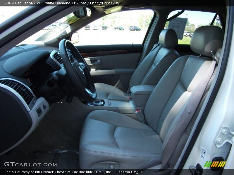 White Diamond Tri-Coat / Ebony/Light Gray 2009 Cadillac SRX V6