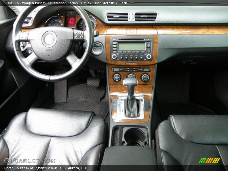 Reflex Silver Metallic / Black 2006 Volkswagen Passat 3.6 4Motion Sedan