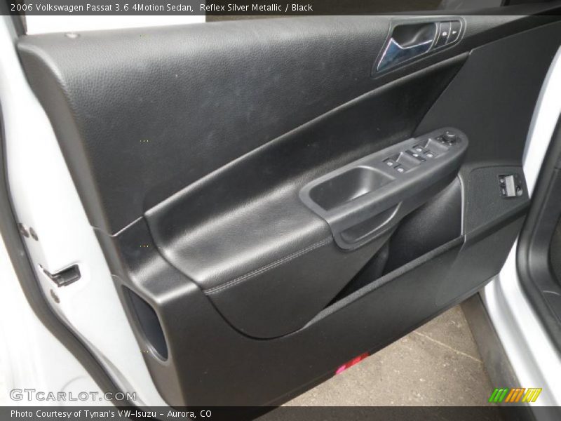 Reflex Silver Metallic / Black 2006 Volkswagen Passat 3.6 4Motion Sedan