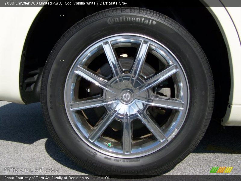 Cool Vanilla White / Dark Slate Gray 2008 Chrysler 300 Limited AWD