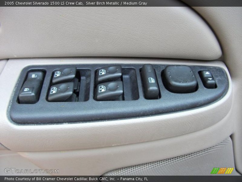 Silver Birch Metallic / Medium Gray 2005 Chevrolet Silverado 1500 LS Crew Cab