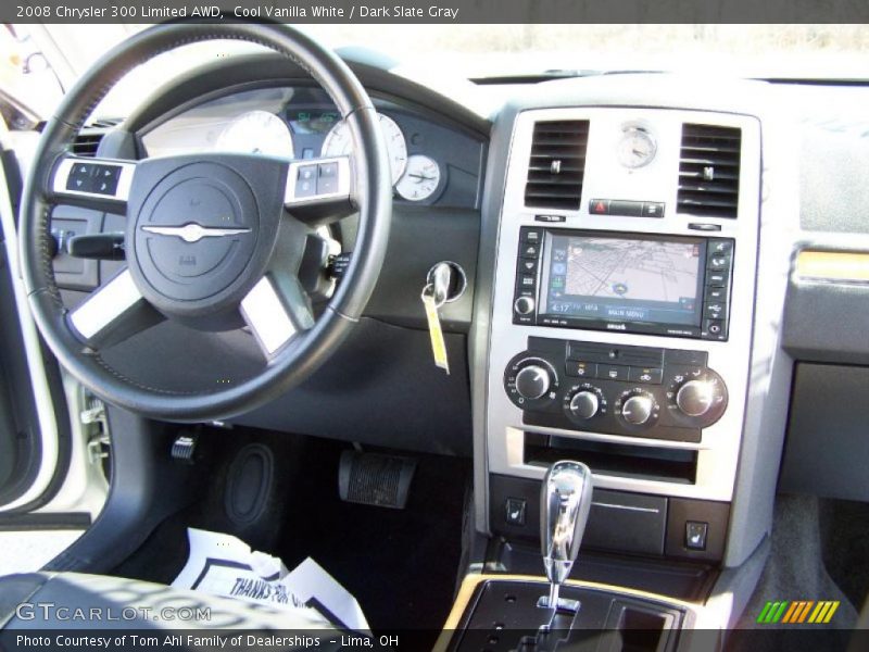 Cool Vanilla White / Dark Slate Gray 2008 Chrysler 300 Limited AWD
