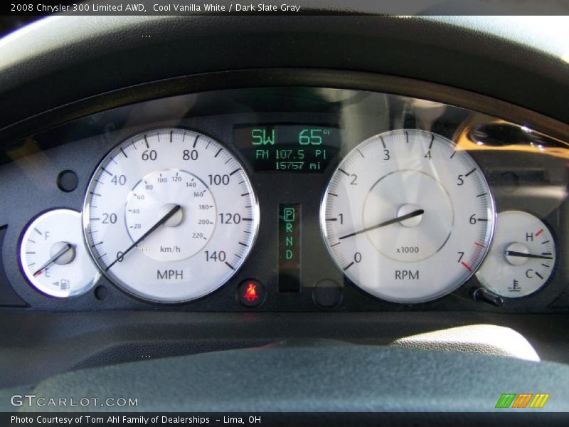 Cool Vanilla White / Dark Slate Gray 2008 Chrysler 300 Limited AWD