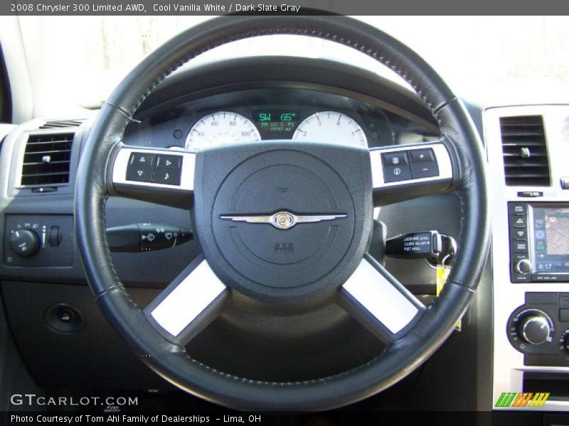 Cool Vanilla White / Dark Slate Gray 2008 Chrysler 300 Limited AWD