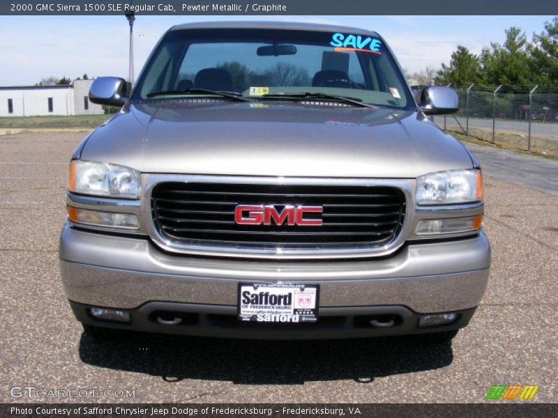 Pewter Metallic / Graphite 2000 GMC Sierra 1500 SLE Regular Cab