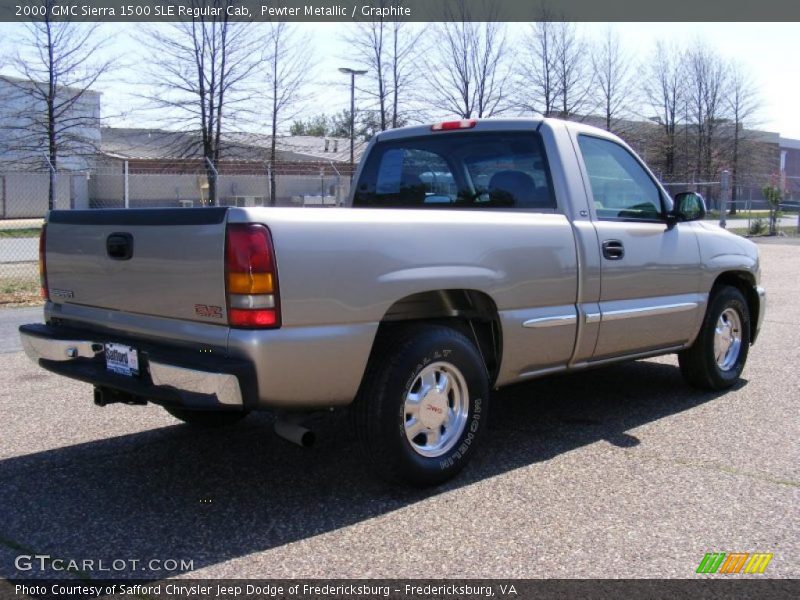 Pewter Metallic / Graphite 2000 GMC Sierra 1500 SLE Regular Cab
