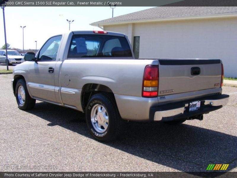 Pewter Metallic / Graphite 2000 GMC Sierra 1500 SLE Regular Cab