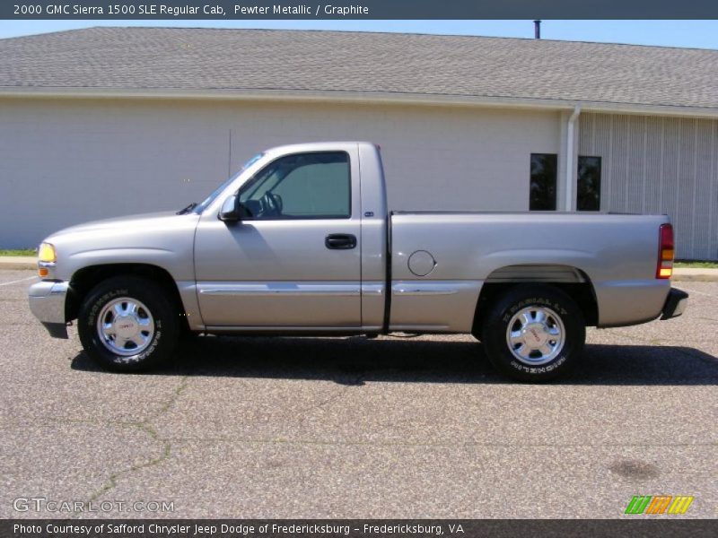 Pewter Metallic / Graphite 2000 GMC Sierra 1500 SLE Regular Cab