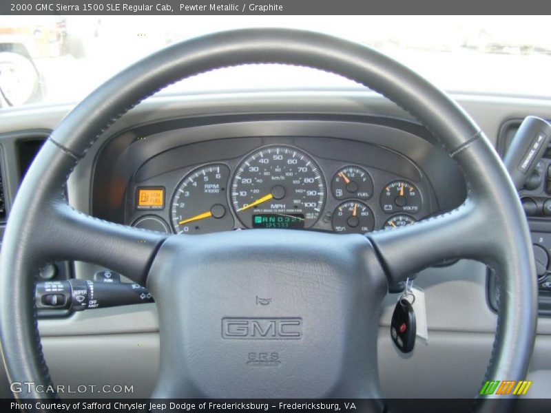 Pewter Metallic / Graphite 2000 GMC Sierra 1500 SLE Regular Cab