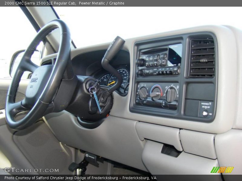 Pewter Metallic / Graphite 2000 GMC Sierra 1500 SLE Regular Cab