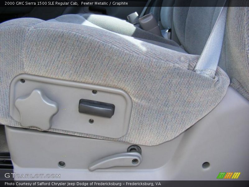 Pewter Metallic / Graphite 2000 GMC Sierra 1500 SLE Regular Cab