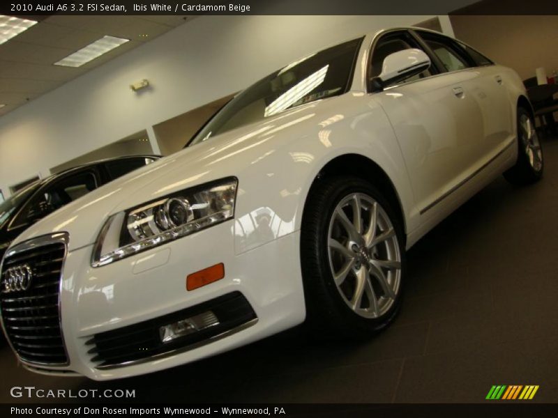Ibis White / Cardamom Beige 2010 Audi A6 3.2 FSI Sedan