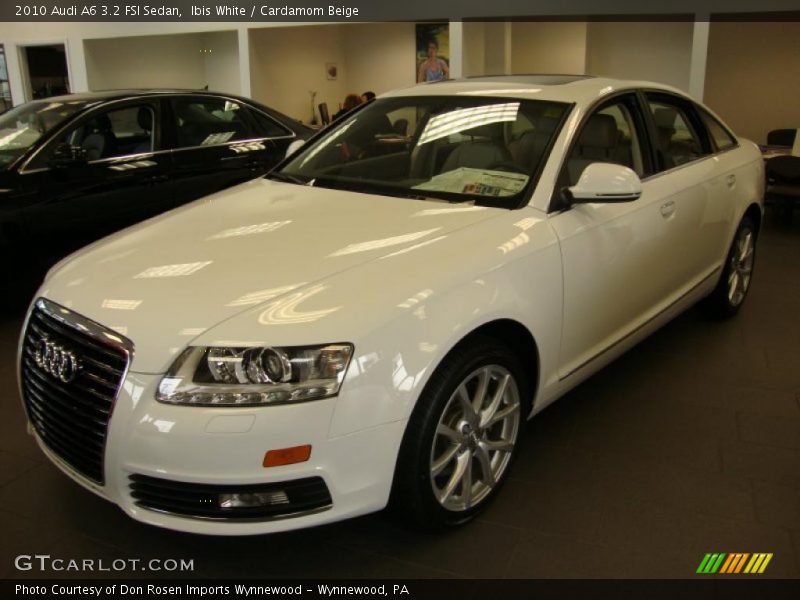 Ibis White / Cardamom Beige 2010 Audi A6 3.2 FSI Sedan