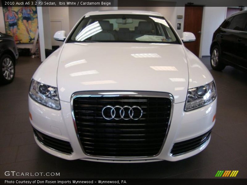 Ibis White / Cardamom Beige 2010 Audi A6 3.2 FSI Sedan