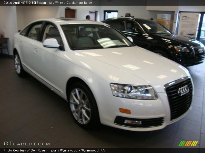 Ibis White / Cardamom Beige 2010 Audi A6 3.2 FSI Sedan