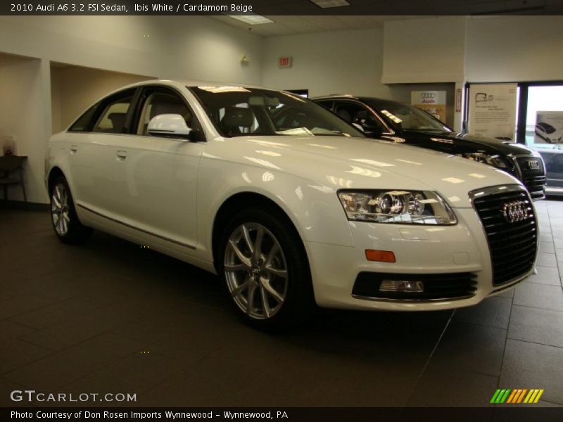 Ibis White / Cardamom Beige 2010 Audi A6 3.2 FSI Sedan