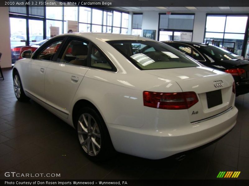 Ibis White / Cardamom Beige 2010 Audi A6 3.2 FSI Sedan