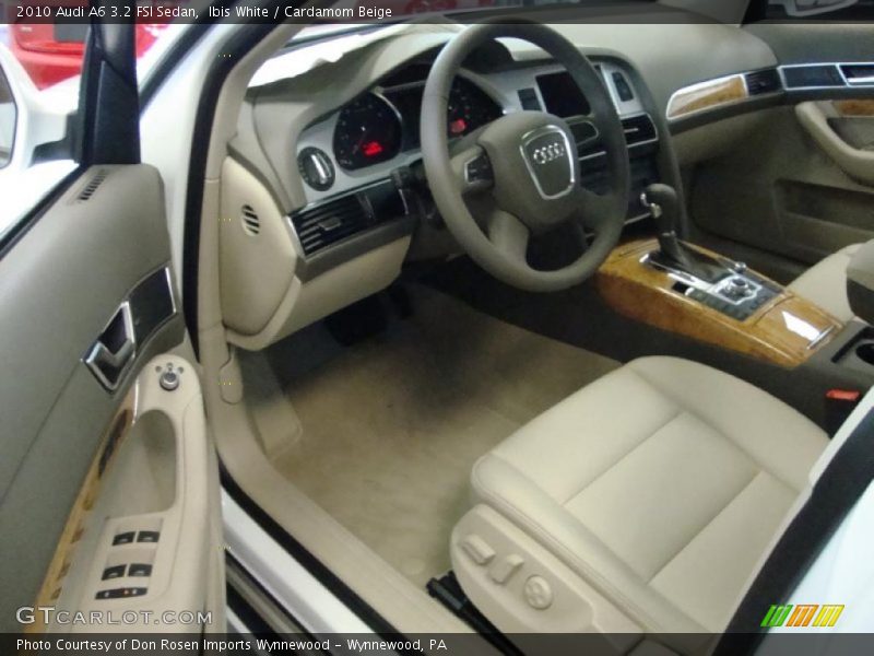 Ibis White / Cardamom Beige 2010 Audi A6 3.2 FSI Sedan