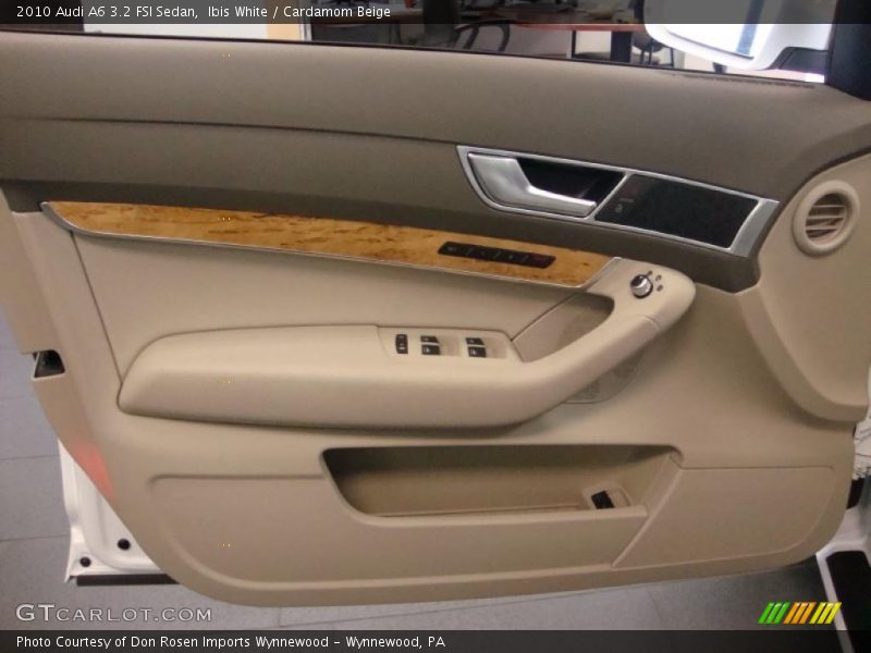 Ibis White / Cardamom Beige 2010 Audi A6 3.2 FSI Sedan