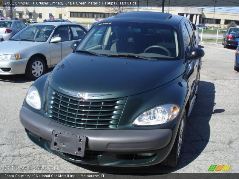 Shale Green Metallic / Taupe/Pearl Beige 2001 Chrysler PT Cruiser Limited