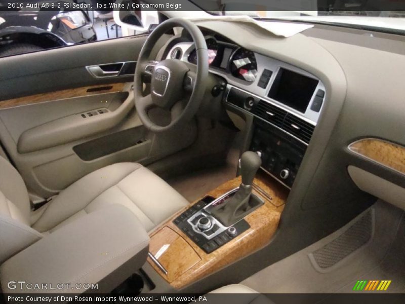 Ibis White / Cardamom Beige 2010 Audi A6 3.2 FSI Sedan