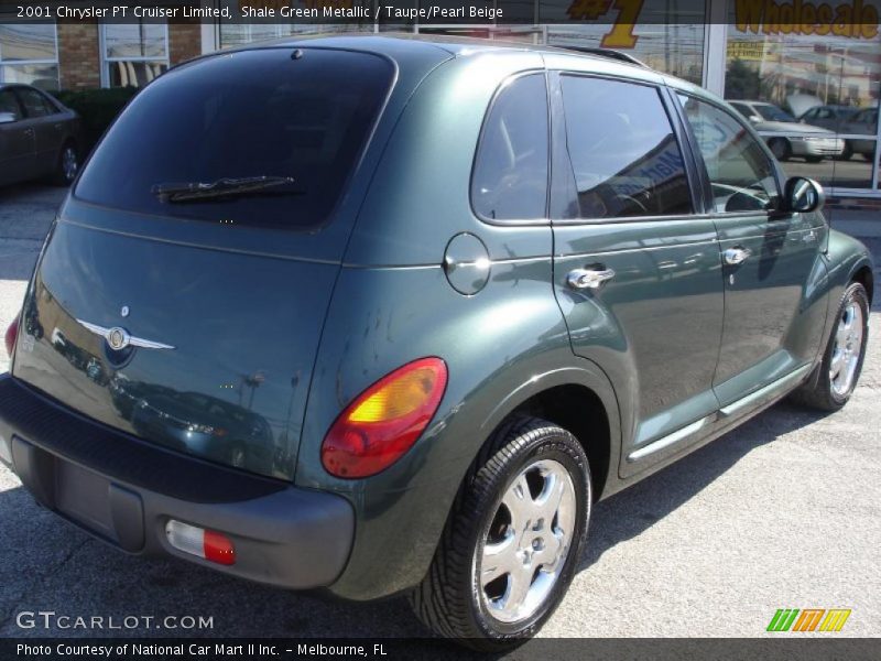 Shale Green Metallic / Taupe/Pearl Beige 2001 Chrysler PT Cruiser Limited