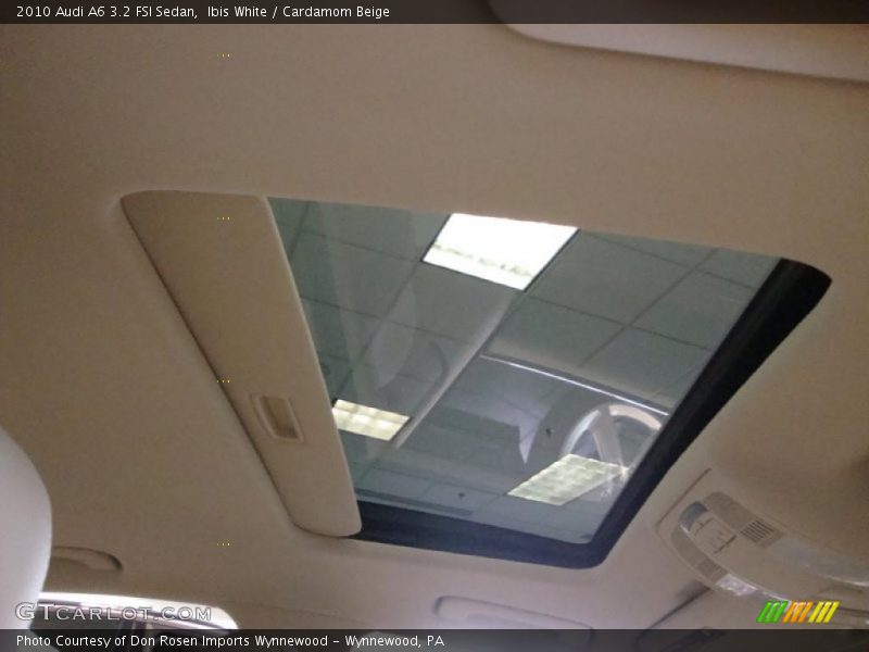 Ibis White / Cardamom Beige 2010 Audi A6 3.2 FSI Sedan
