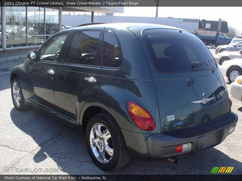 Shale Green Metallic / Taupe/Pearl Beige 2001 Chrysler PT Cruiser Limited