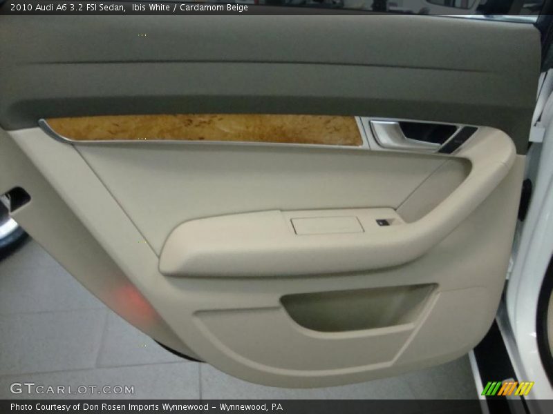 Ibis White / Cardamom Beige 2010 Audi A6 3.2 FSI Sedan