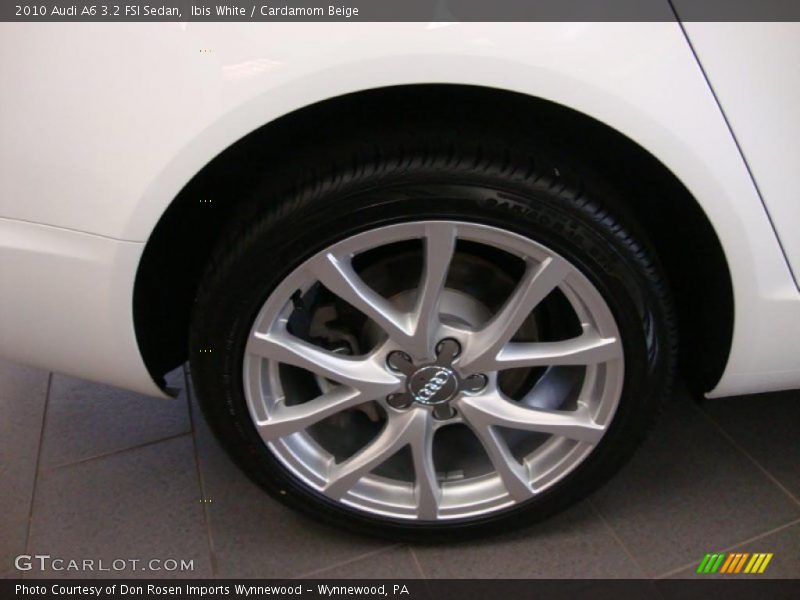 Ibis White / Cardamom Beige 2010 Audi A6 3.2 FSI Sedan