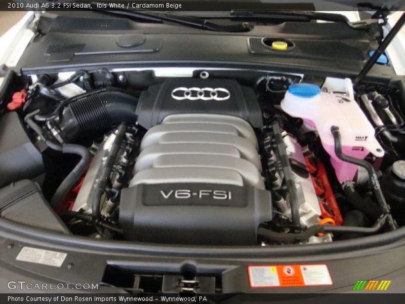 Ibis White / Cardamom Beige 2010 Audi A6 3.2 FSI Sedan
